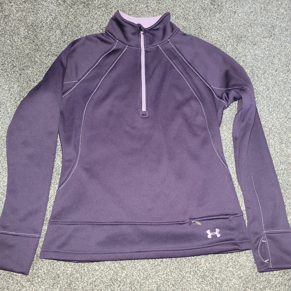 Purple Under Armour Semi Fitted Pull over